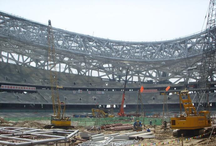 利用雙利油壓千斤頂搭建鳥巢